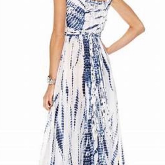 Michael KORS Fringe Tie Dye Dress, Size M, EUC - Picture 3 of 5